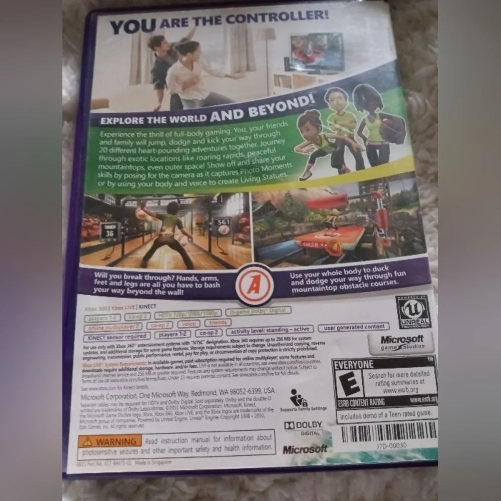 XBOX360 Kinect - Kinect Adventures